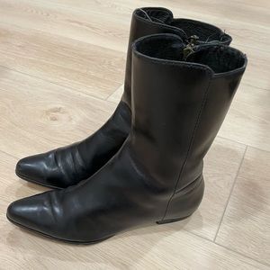 Leather Kors by Michael Kors flat booties